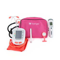 Spengler-Diagnosekoffer – Rosa Pflege-Set