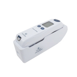 Thermomètre Tempo Ear Pro + Spengler sur son socle de recharge