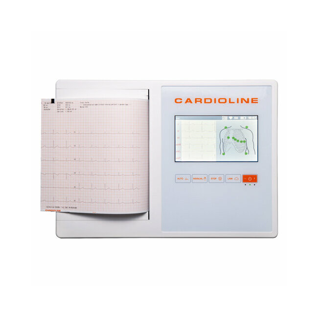 Cardioline 200L EKG-Gerät mit Glasgow-Algorithmus-Interpretation