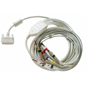 (interdit vente) Patientenkabel IEC 10 Litzen, Bananenstecker 4mm für Cardioline EKG