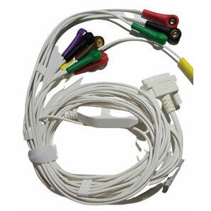 Cardioline EKG-Kabel, 10-adrig, IEC-Druckpatientenkabel